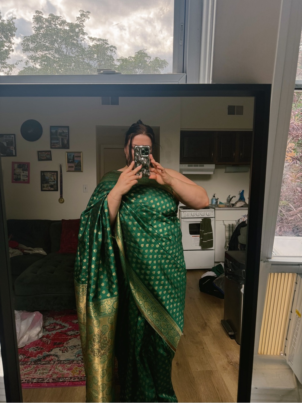 Pure Banarasi Silk Saree with Ready Made Blouse